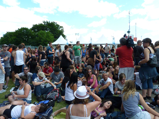 Bon Jovi show at the Festival d'été de Québec on the plains of Abraham, Quebec, Canada (July 9, 2012)